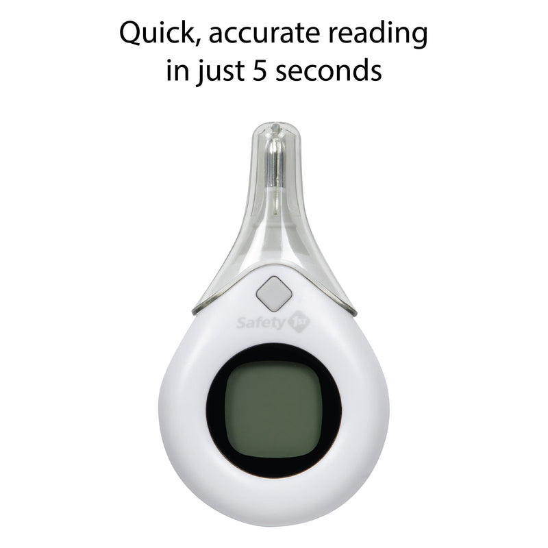 [Australia - AusPower] - Safety 1st 5 Second Read Rectal Thermometer, Quick, Accurate Reading in just 5 Seconds, Grey 