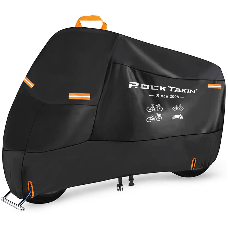 [Australia - AusPower] - Bike Cover for 1 Bike Outdoor Waterproof, 300D Oxford Heavy Duty Bicycle Cover Rain Dust UV Wind Proof Bike Tarp with Reflective Strips Storage Bag for Mountain Road Electric Bike S-1Bike 