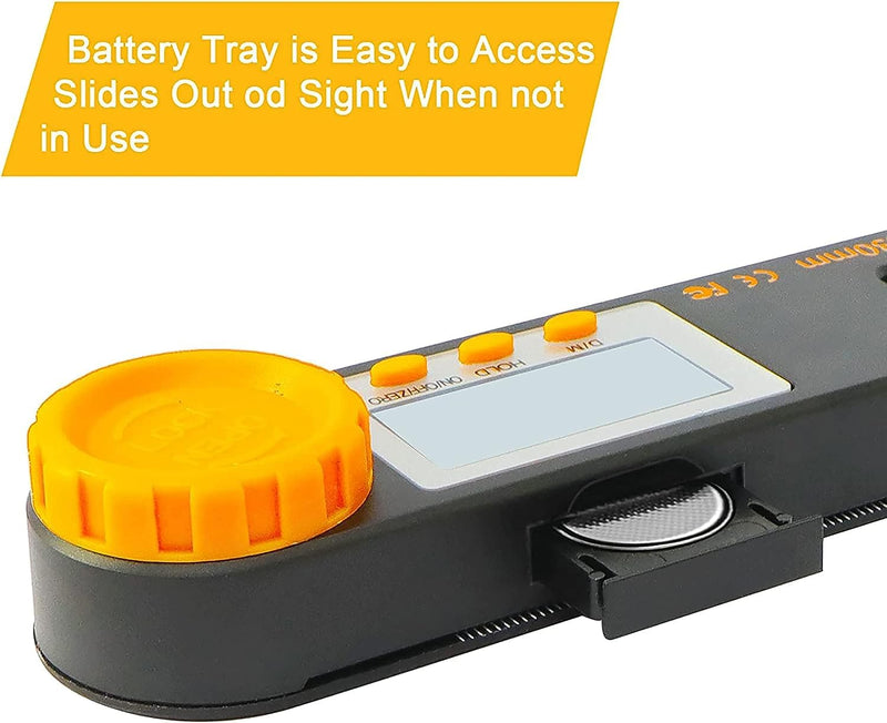 [Australia - AusPower] - Rainyb Digital Angle Finder Tool 7inch 0-360 degree LCD Digital Protractor with Horizontal Vertical Bubble Levels and Ruler Meter Accurate Tools for Carpenters,Woodworkers,Fabricators（7-Inch X 2Pcs） 7inch Angle Finder X 2 
