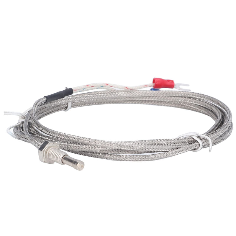 [Australia - AusPower] - PT100 Temperature Sensor WRNJ-M6 2 Wire 0-750°C Stainless Steel Probe for PID Temperature Controller 