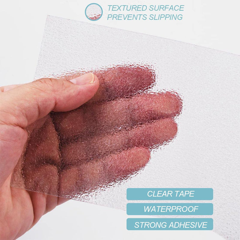 Anti-Slip Transparent Tape Anti Slip Stair Strips Waterproof Grip Tape for Stairs Non-Slip Traction Grip Tape for Wood Stairs, Bathtubs, Pool and Boats(2inch x30feet)