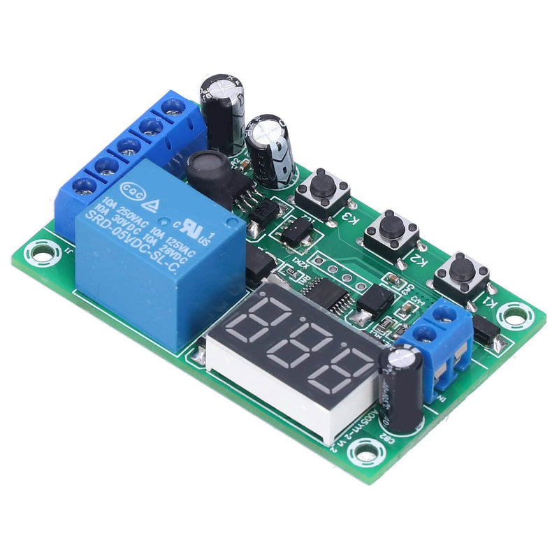 [Australia - AusPower] - DC Current Detection Module Relay Switch Sensor Digital Display Motor Controller Digital Display with Error Calibration Function 12V 