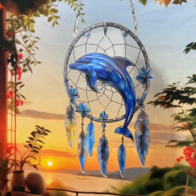 Acrylic Evil Eye Hanging Decor - Stained-Glass Style Amulet Pendant for Home/Patio | Ideal Gift for Protection Lovers/YX-25