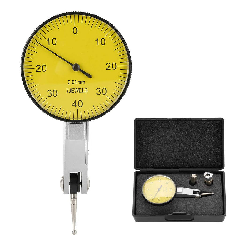 [Australia - AusPower] - Vikye Dial Test Indicator, Precision 0.01mm Lever Dial Test Gauge for Machining, Layout & Inspection Work 