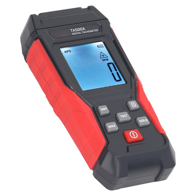 [Australia - AusPower] - Portable Digital Tachometer 3-100,000RPM Non-Contact Measuring Valve Lockable Tachometer 