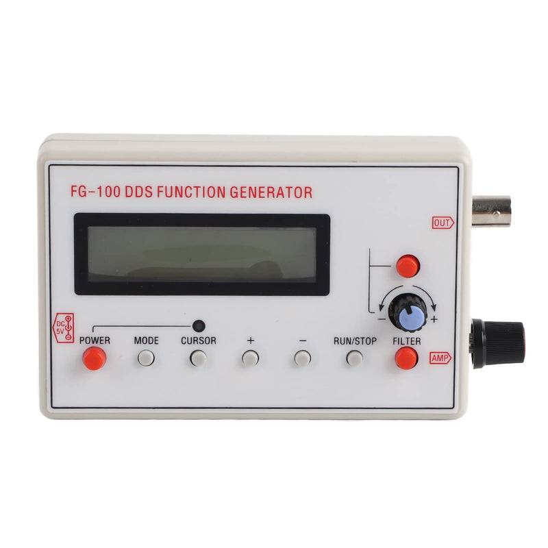 [Australia - AusPower] - FG?100 DDS Function Generator, Sine Frequency 1HZ?500KHz Counter Source Generator Meter Output Sine Square Triangle Forward Sawtooth Wave 
