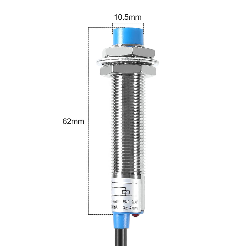 [Australia - AusPower] - 3PCS Proximity Switch DC 6-36V M12 Proximity Detective Approach Sensor LJ12A3-4-Z/BY Inductive Proximity Switch 4mm Detecting Distance,LJ12A3-4-Z/BY(PNP NO) PNP NO 