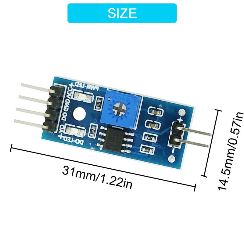 [Australia - AusPower] - FSR402 Thin Film Pressure Sensor Resistance Pressure + Linear Voltage Conversion Module,with Connecting Cable for arduino 51 MCU STM32 