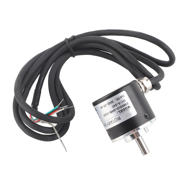 [Australia - AusPower] - 600P/R Rotary Encoder, Incremental Rotary Encoder, DC 5-24v 2 Phase, 600P/R Photoelectric Incremental Rotary Encoder, 5V-24V, AB 2 Phase Shaft 6 mm 