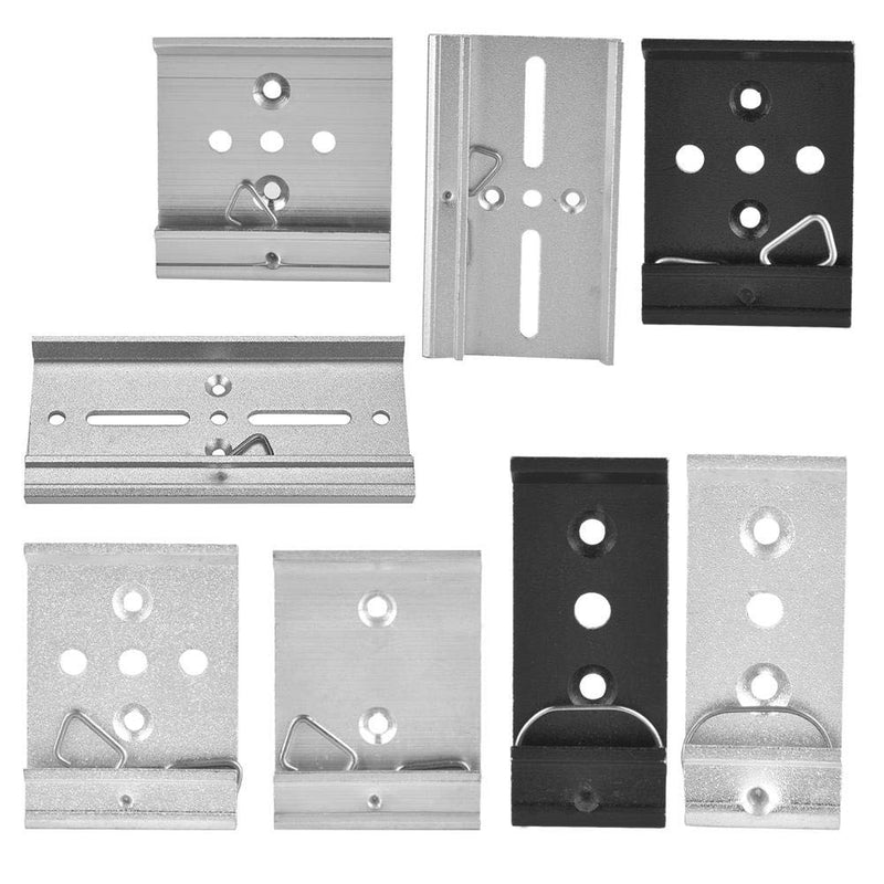 [Australia - AusPower] - YWBL-WH 35mm Aluminum Din Rail Fixed Clamp Fasten Clip for Mounting Relay(100mm frosted), Relay 