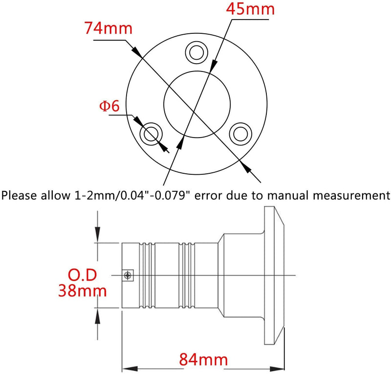 ISURE MARINE 1-1/2"(38mm) Boat Gas/Fuel/Diesel/Water/Waste Deck Fill/Filler with Keyless Cap 1-1/2" Marine Mirror- Polished 316 Stainless Steel Hardware for Boat Yacht Caravan WASTE 1-1/2"