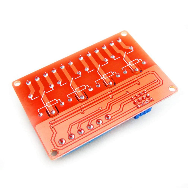 Hailege 2pcs 12V 4 Channel Relay Module with OPTO Isolated Support High and Low Level Trigger