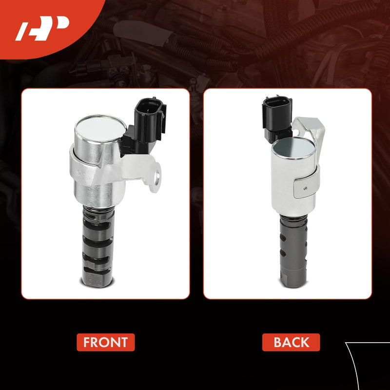 A-Premium 2-PC Engine Variable Valve Timing (VVT) Solenoid Compatible with Toyota 4Runner 2003-2009, Tacoma 2005-2015, Tundra 2005-2011, FJ Cruiser 2007-2009 - V6 4.0L - Left and Right