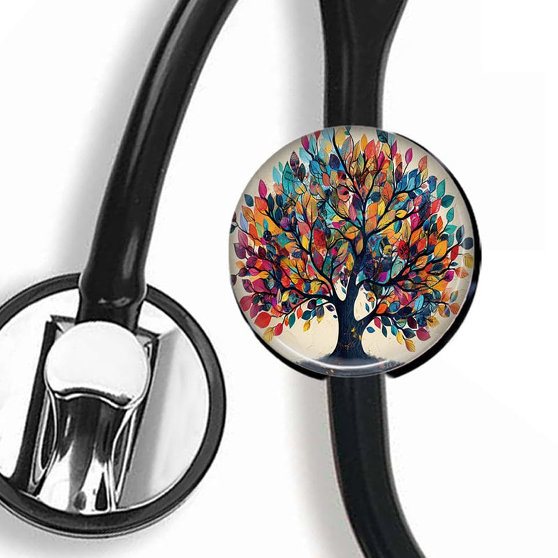 [Australia - AusPower] - Tree StethoscopeTag Personalized,Nurse Doctor StethoscopeID Tag Customized, Medical StethoscopeName Tag,Ideal for Anyone That uses a Stethoscope, Nursing Students,etc. 