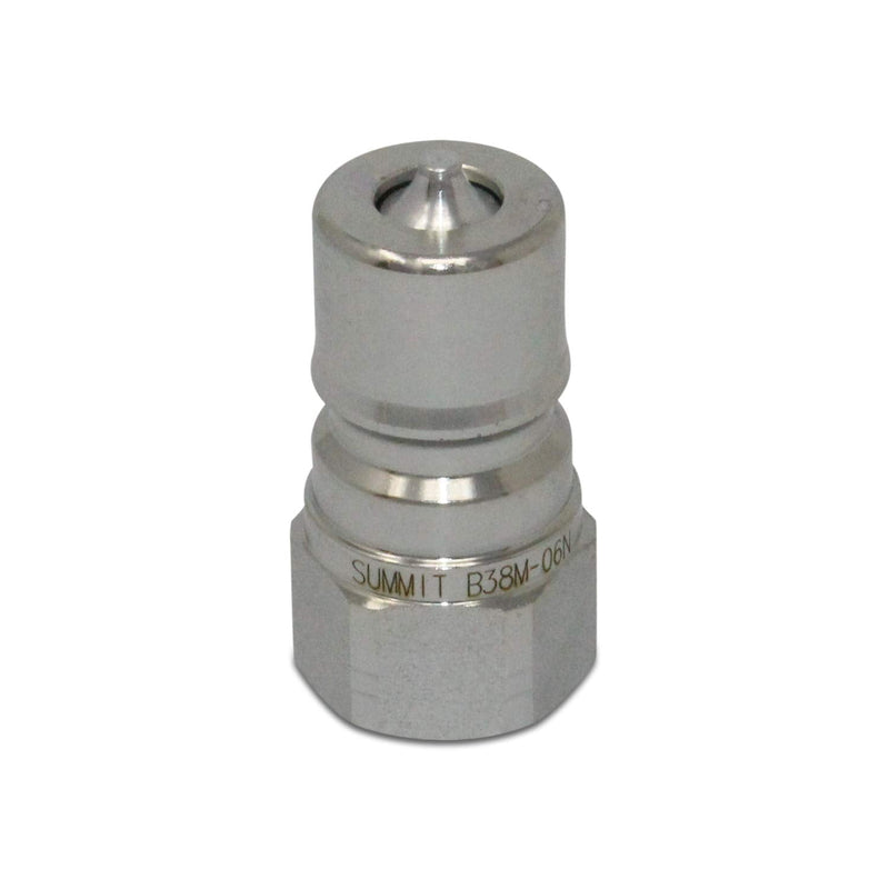 [Australia - AusPower] - Summit Hydraulics 3/8" NPT ISO 7241-B Quick Disconnect Hydraulic Coupling/Coupler Set 