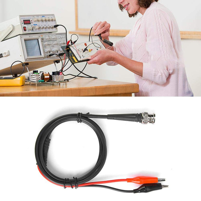 [Australia - AusPower] - Hilitand Bnc Clip Coaxial Cable Function Generator Test Line Accessories 90cm 50 ? Bnc Double Clamp Wire 