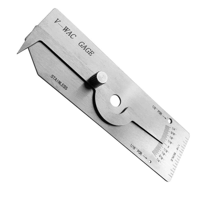 [Australia - AusPower] - 3pcs/Set MG-11 Cam Type Weld Gauge Metric & Inch + V-WAC Gage Biting Edge Stainless Steel Welding Gauge + MG-8 Bridge Cam Gage Welding Gauge 3 Kind of Welding Gauge Kit 