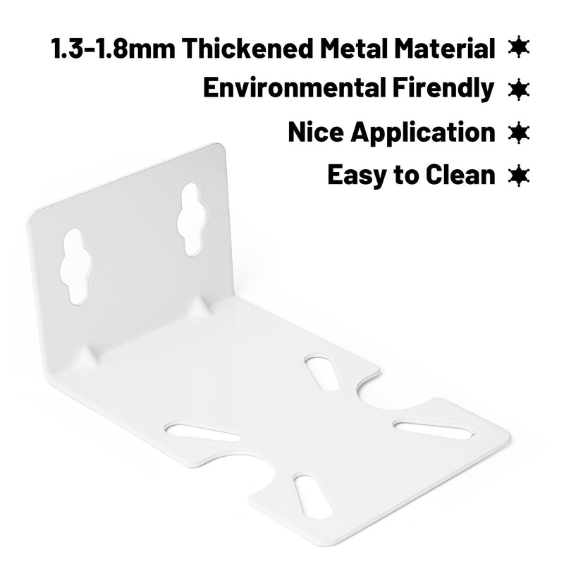 [Australia - AusPower] - Mounting Bracket for 10" and 20" Water Filter, Metal Housing Fixed Bracket for 10" and 20" Water Filter, White 