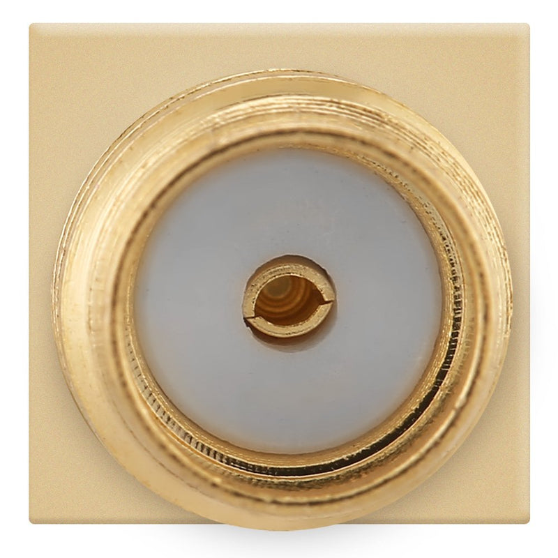 Pack of 10 Brass SMA Female Socket Jack PCB Mount 50 Ohm RF Connectors SMA Connector for Wireless Devices Equipments and Floor Transmission Systems