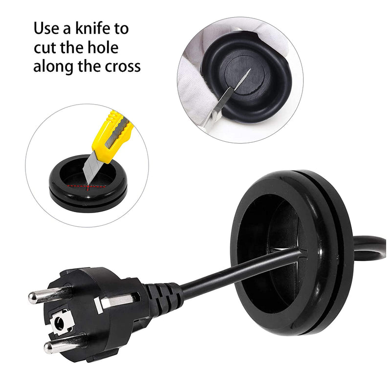 [Australia - AusPower] - BUSY-CORNER Rubber Grommet Assortment for Wire Electrical Appliance 