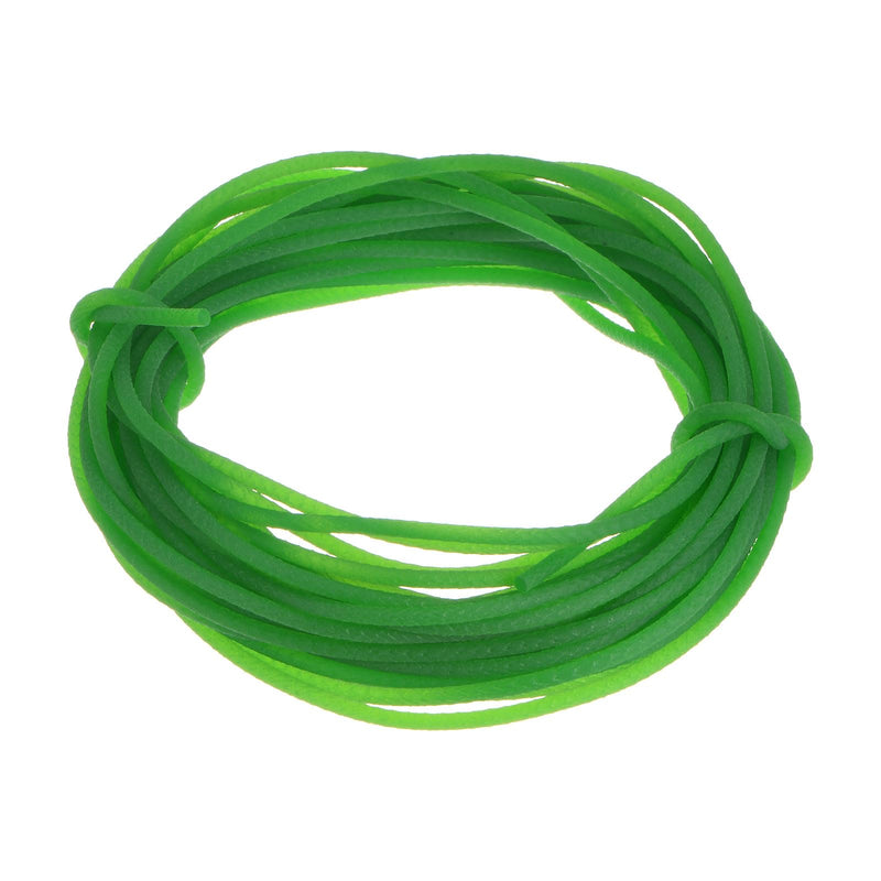 [Australia - AusPower] - HARFINGTON Polyurethane Round Belts 3mm Dia 32.8ft(10 Meters) Length Rough Surface PU Urethane Belt for Drive Transmission, Green 3mmx10 Meters 