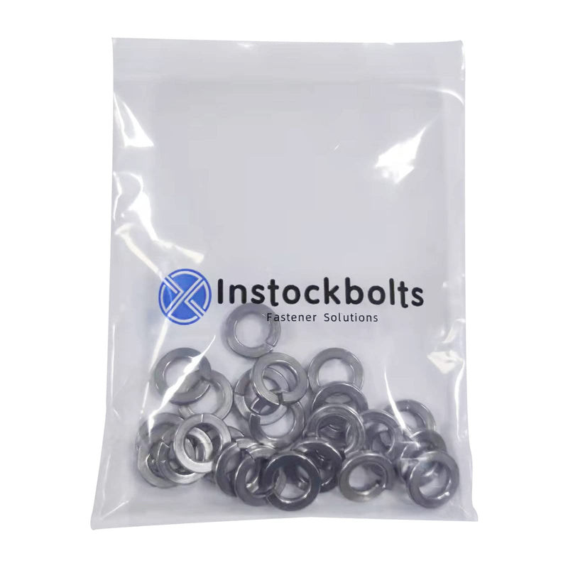 [Australia - AusPower] - 1/4" Split Lock Washer, 18-8 (304) Stainless Steel Spring Lock Washer 100PCS 1/4" Silver 100 