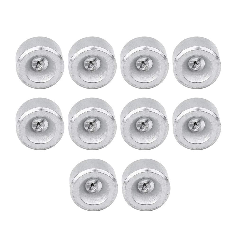 [Australia - AusPower] - Pack of 10 Double Hook Weights, Metal Weights with Hook and Ring Lever Principle, Physical Experimental Teaching Tool for General Science and Physical Laboratory Work, 50G 