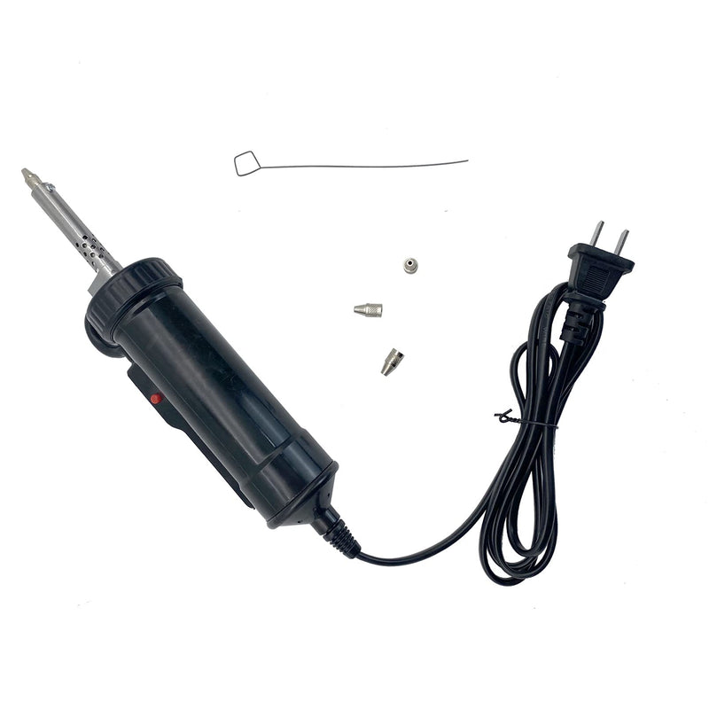 HighTop Automatic Desoldering Pump Vacuum Solder Sucker Tool Portable AC110V 30W Electric Desoldering Gun Repair Solder Removal Tool Solder Sucker Iron Tin for DIY with 3 Soldering Suction Tips