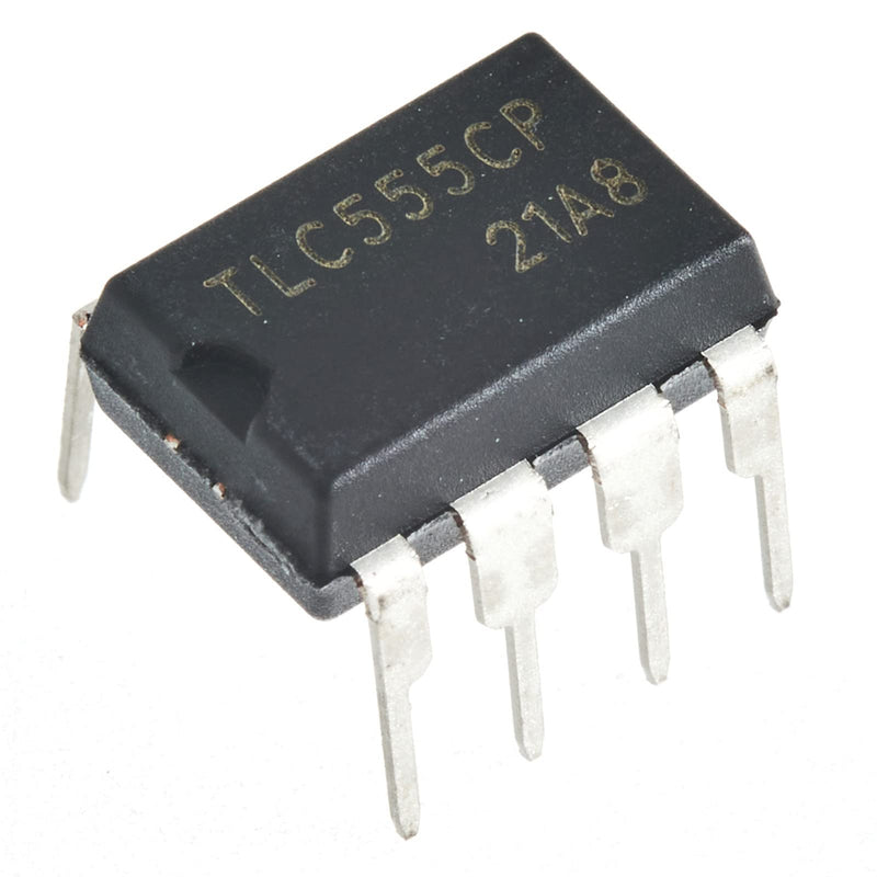 [Australia - AusPower] - 10pcs TLC555CP TLC555 TLC 555 TI Lin CMOS Timers IC Chip，DIP-8. 