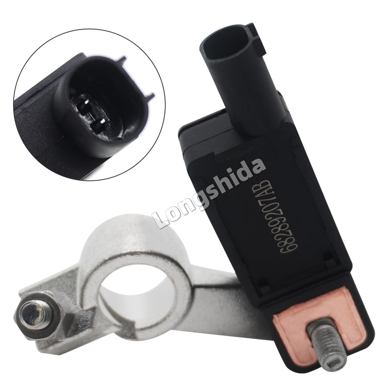 Battery Current Sensor 68289207AC Intelligent Battery Sensor IBS Direct Fit OE Replacement Compatible with Jeep Gladiator 2020-2025 Wrangler 2018-2025 Ram 1500 2019-2024