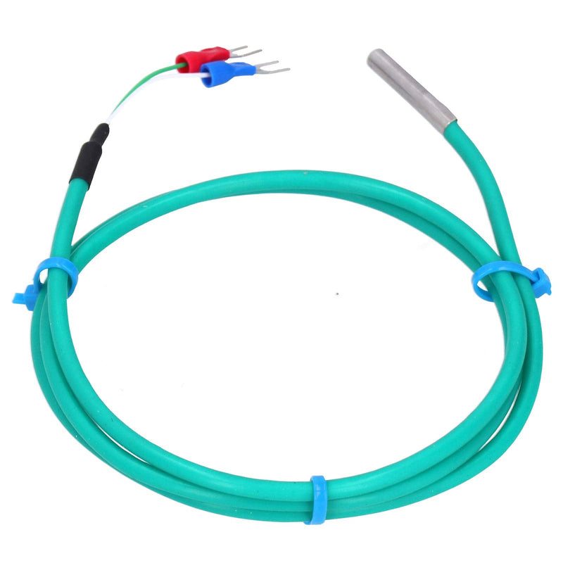 [Australia - AusPower] - 5x30mm K Type Green Thermocouple, Waterproof, Temperature Probes & Sensors Silicone Temperature Sensor with Soft Cable Green 5x30mm Stainless Steel Probe 0 to 200 Celsius(2M) 