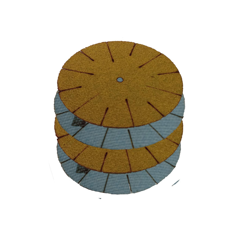 [Australia - AusPower] - Mini 1” Detail Sanding mop bits, for a Rotary Tool. Wood and Metal Sanding Accessories. (1"" Circle (More aggresive), 103, 120 grit) 1" Circle 120 grit (100 pack) 