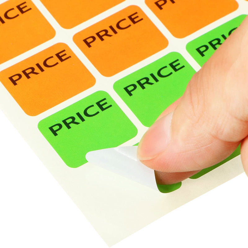 2240 Pieces Neon Colors Preprinted Pricing Labels Pre Priced Garage Sales Stickers Pricing Labels Sale Labels Yard Sale Stickers, Multi-Colors - NewNest Australia