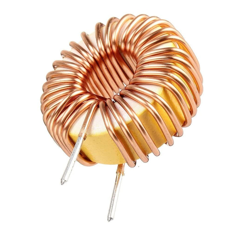 DollaTek 4 x Vertical Toroid Magnetic Inductors Monolayer Wire Wind Wound 22uH 15A Inductance Coil
