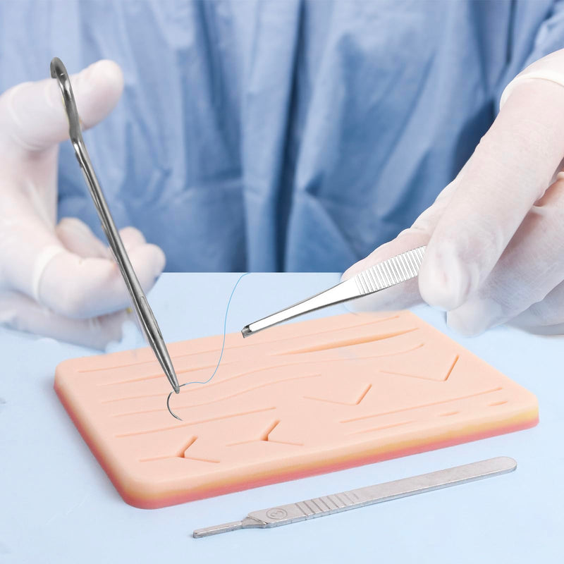 [Australia - AusPower] - Suture Practice Kit (39 Pcs) Include Durable Large Suture Pad。 Gifts for Medical Students。Suture Kits for Education Use Only ，This Suture Kit is not Suture Kit Medical Grade 