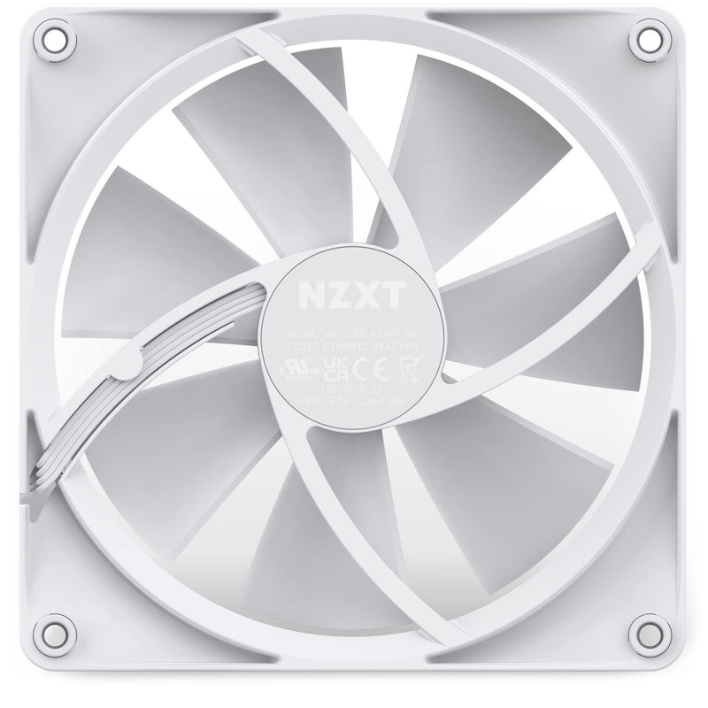F140RGB - 140mm RGB Fans - Single - White