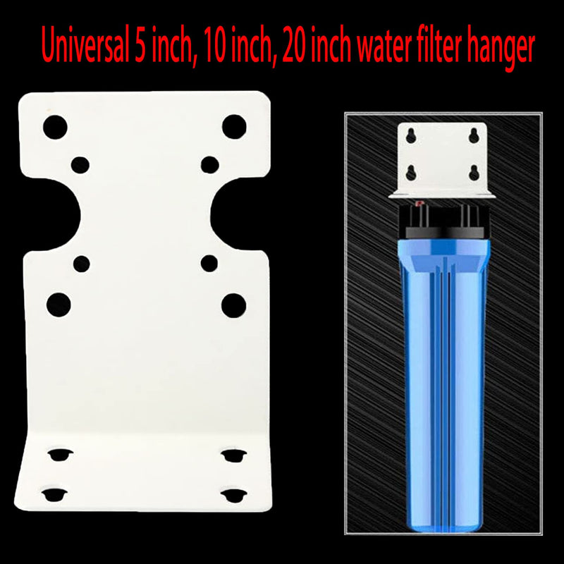 [Australia - AusPower] - Water Filter Housing Mounting Bracket, Housing Bracket, Metal Housing Mounting Bracket for Big Blue 5'' 10'' and 20'' Filter Housings 