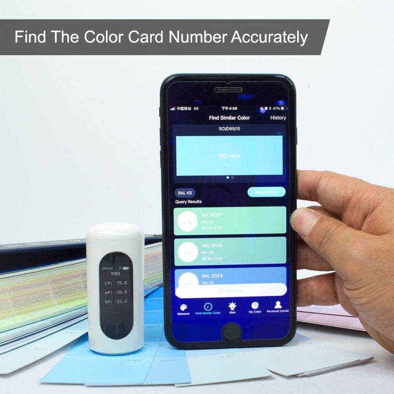 [Australia - AusPower] - Color Sensor Colorimeter, Supporting Stand-alone and APP, Measuring Lab, RGB, HEX Values 