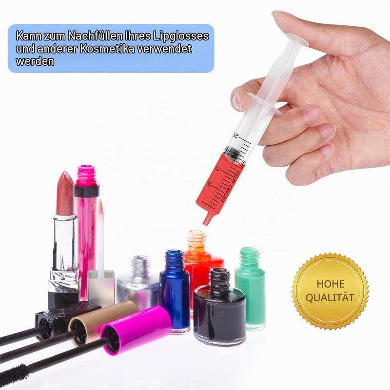 Offcup Syringe Set with Blunt Needle, 6 x Syringe 20 ml and Cannula | Plastic tube disposable syringes plastic syringe for liquids, hobbies, model making and home work 6 pieces, 20 ml
