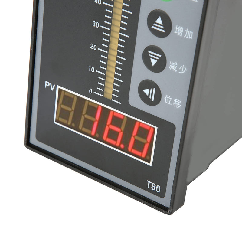 [Australia - AusPower] - Intelligent Pressure Controller with Light Column Display for Water Oil Level Measurement 4-20MA Output Stainless Steel Sensor for Water Plants Sewage Treatment Reservoirs Rivers Seas Industrial Syste 