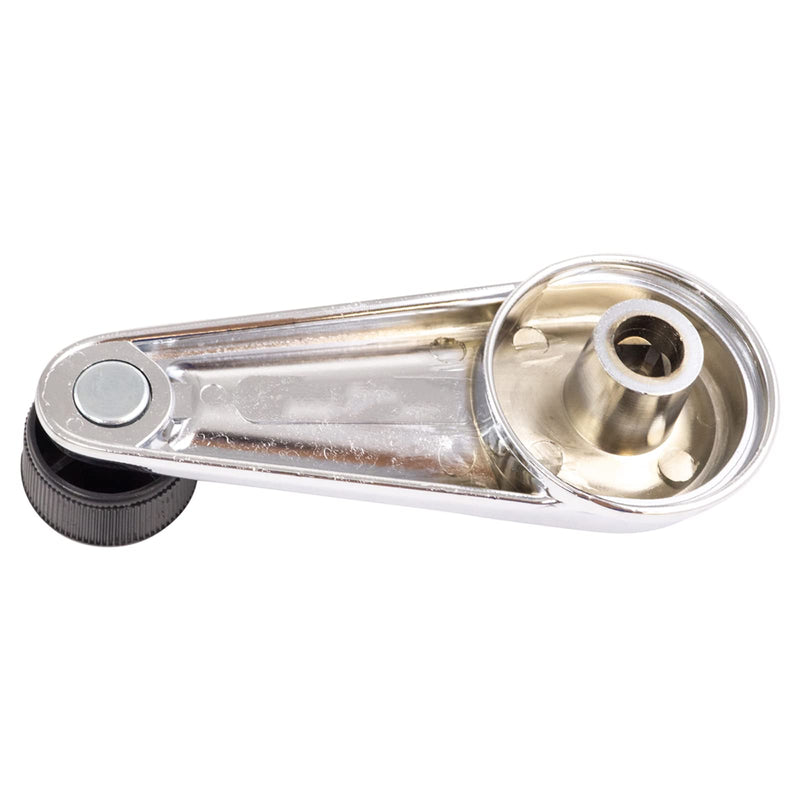 [Australia - AusPower] - TRQ Front Inside Interior Chrome Manual Window Crank Pair Compatible with International 