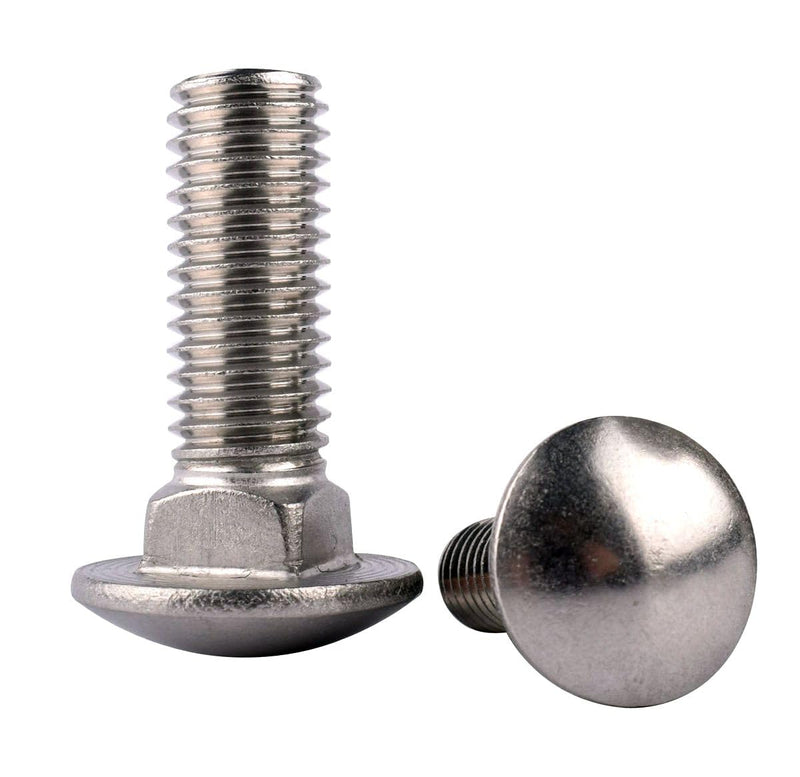 [Australia - AusPower] - 1/4-20 x 3/4" Carriage Bolts Screws, Round Head Square Neck, 304 Stainless Steel 18-8, UNC Coarse Fully Thread, Quantity 20Pcs 1/4-20 x 3/4" (20 Pcs) 