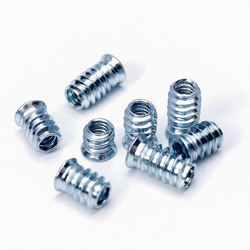 220pcs Threaded Inserts for Wood, 1/4-20 x 10mm 15mm 20mm, 5/16-18 x 15mm 20mm, Wood Screw Insert Nut 1/4-20 x 10/15/20mm & 5/16-18 x 15/20mm*220pcs