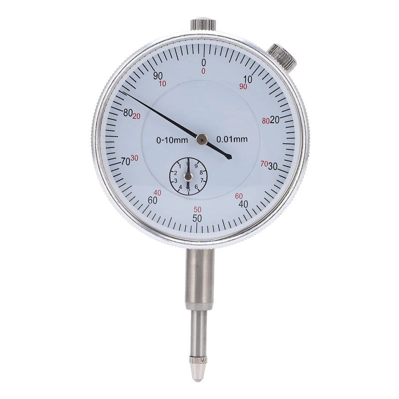 [Australia - AusPower] - Mechanical Dial Gauge Impact-Resistant Inner Core High-Precision Dial Gauge with Excellent Abrasion Resistance (0-10 mm) 