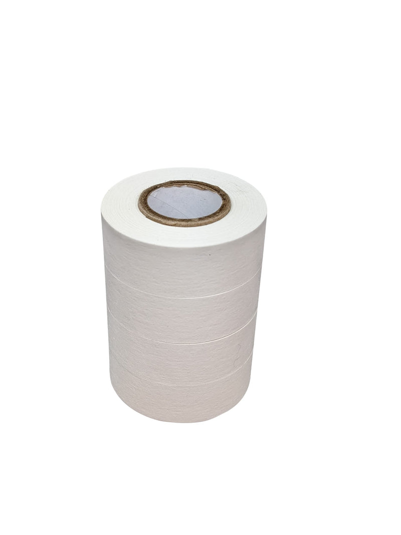 USA Made Science Lab Labeling Tape White Pack, 500" Length x 3/4" Width, 1 Inch Core [4 White Rolls] (Pack of 2) 500*75 inches (Pack of 2)