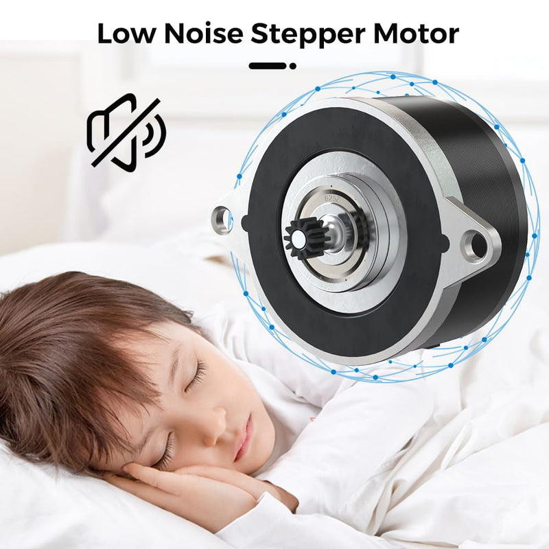 [Australia - AusPower] - Creality K1/K1 Max/K1C Extruder Motor, Original K1 Max Circular Stepper Motor 3D Printer Extruder Stepper Motor 0.8A 12 Tooth Gear, 3D Printer Stepping Motor for K1 SE/Ender 3 V3/Ender 3 V3 Plus 