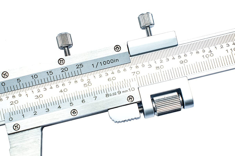 [Australia - AusPower] - Dasqua 1490-7005 0-150Mm / 0-6" Stainless Steel Vernier Caliper with Fine Adjust 