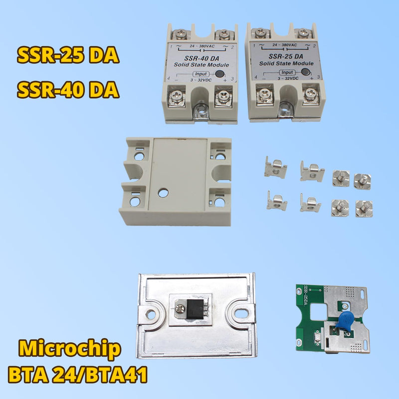 [Australia - AusPower] - Solid State Relay 25DA SSR-25DA Input 3-32V DC to Output 24-380V AC 25A Single Phase 1 