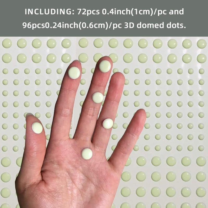 DUOFIRE DOT-C2 Reflective Tape 3D Domed Glow in The Dark Dots