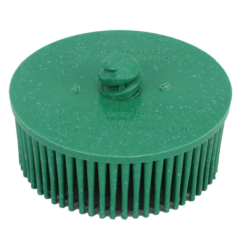 [Australia - AusPower] - 2 Inch Bristle Disc Grit Abrasive Bristle Shank Attachme Sanding Bristle Brush Rubber Disc Buffing Polishing Disc Rust Removal for Removing Burr Grate Surfaces 